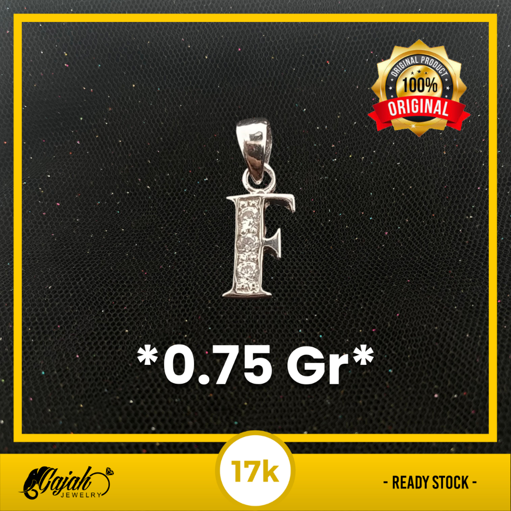 Liontin Emas 17K - Huuf D 0.75 Gram 1135