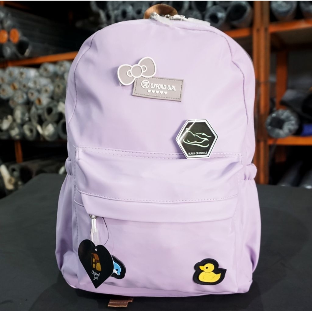 OG 8115 Ransel Sekolah Tas Laptop Backpack Kerja Karet Premium