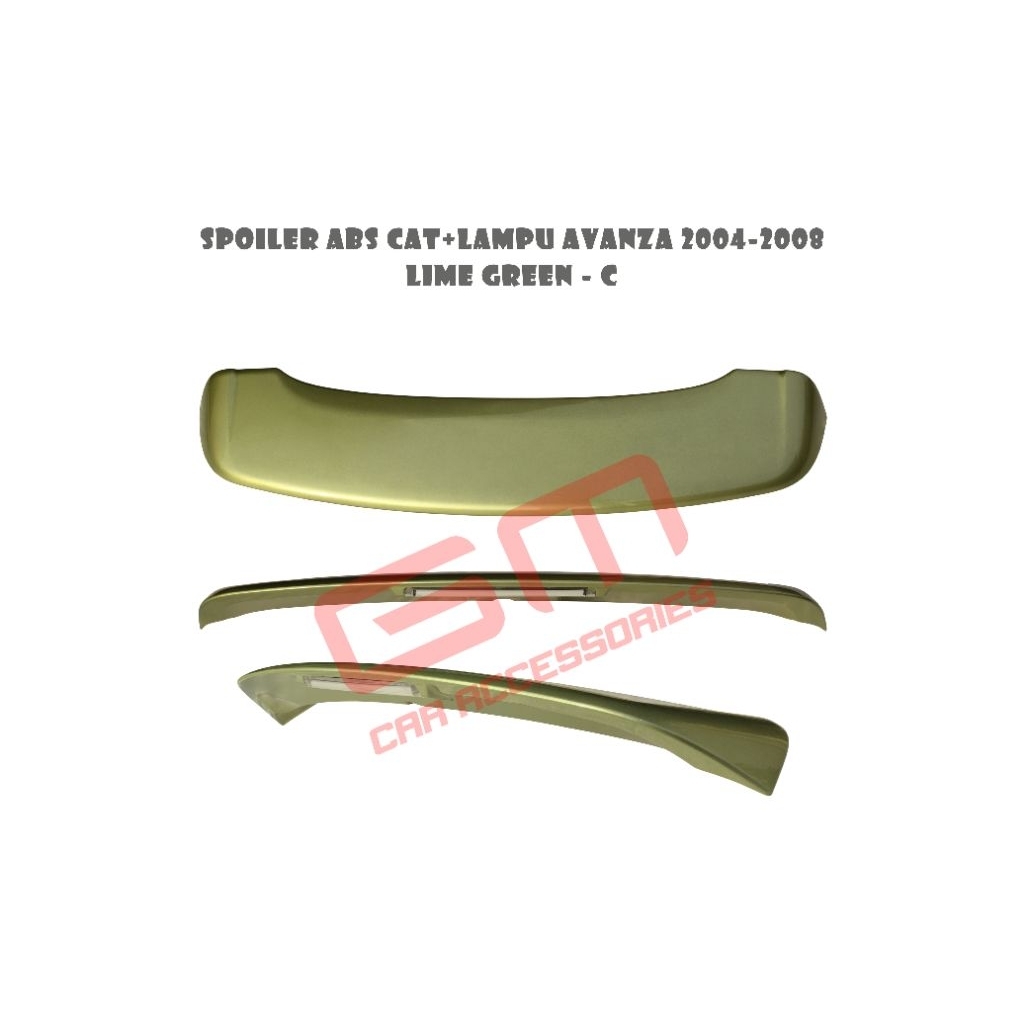 Spoiler ABS Cat+Lampu Avanza 2004-2010