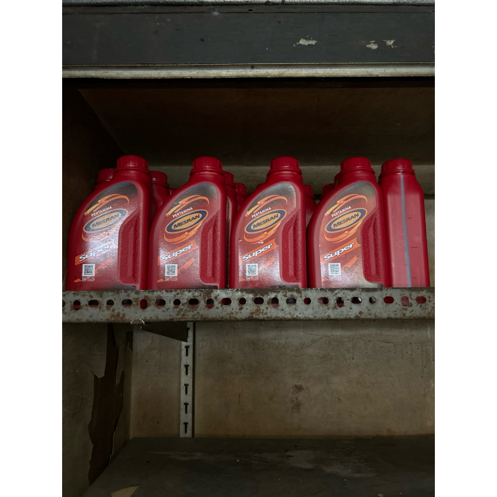 Oli Mesran Super 800ml - SAE 20W-50, 24 Botol per Dus, Perlindungan Optimal
