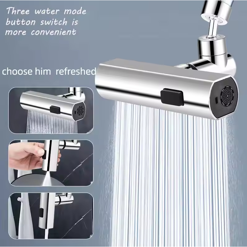 Keran Air Extender Faucet Water Outlet Universal 360 Degree - O2