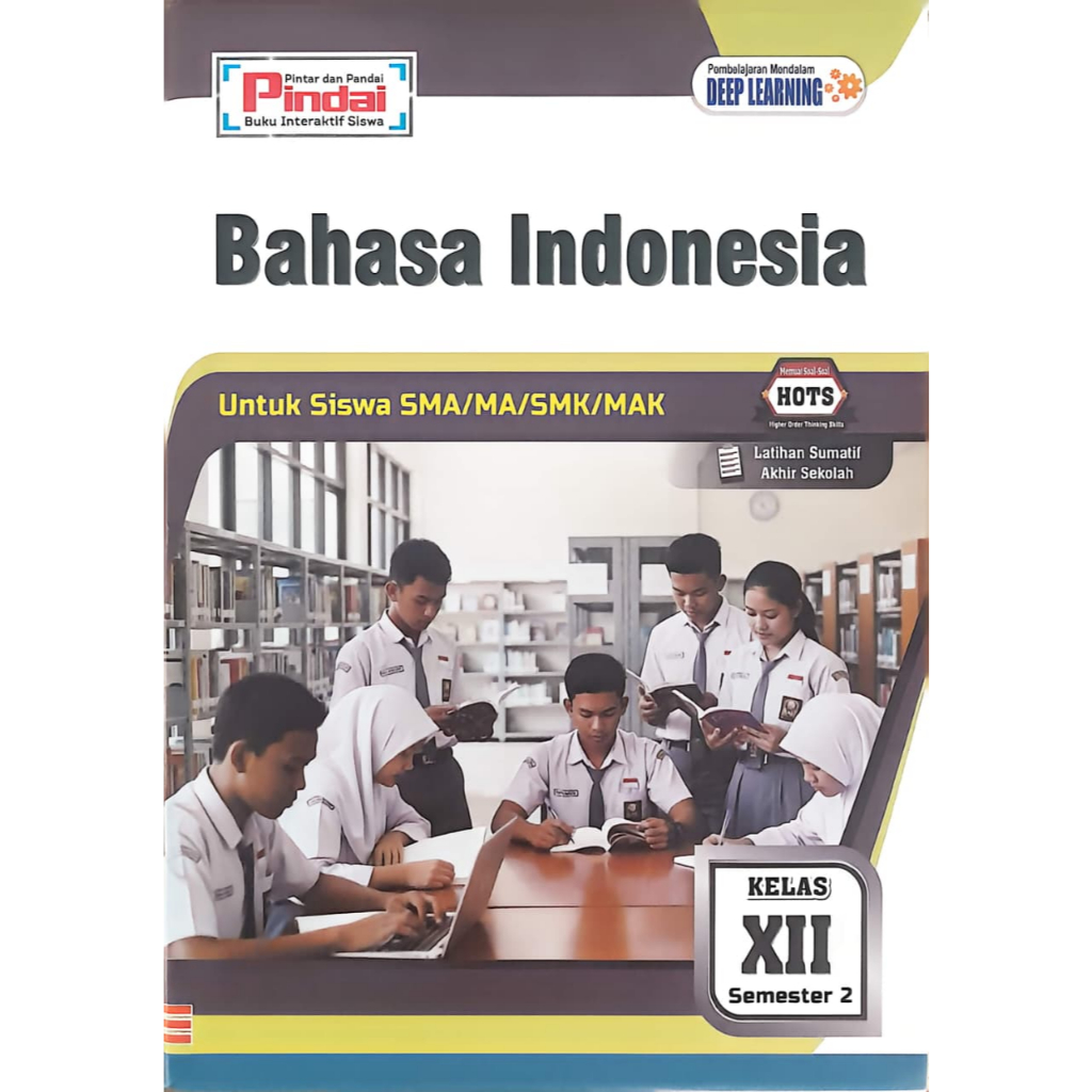 Buku LKS Bahasa Indonesia Kelas 12 SMA/MA/SMK/MAK Semester 2 Kurikulum Merdeka
