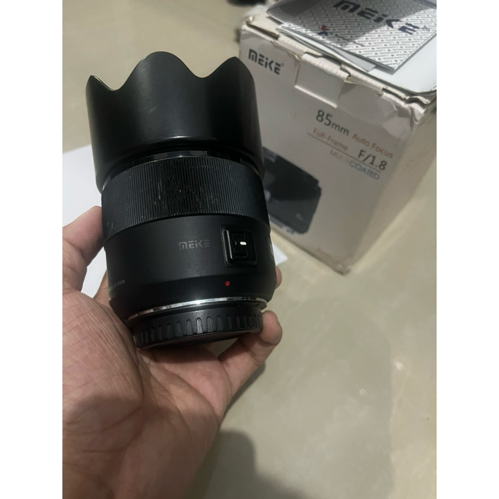 JUAL LENSA MEIKE 85MM for canon EF