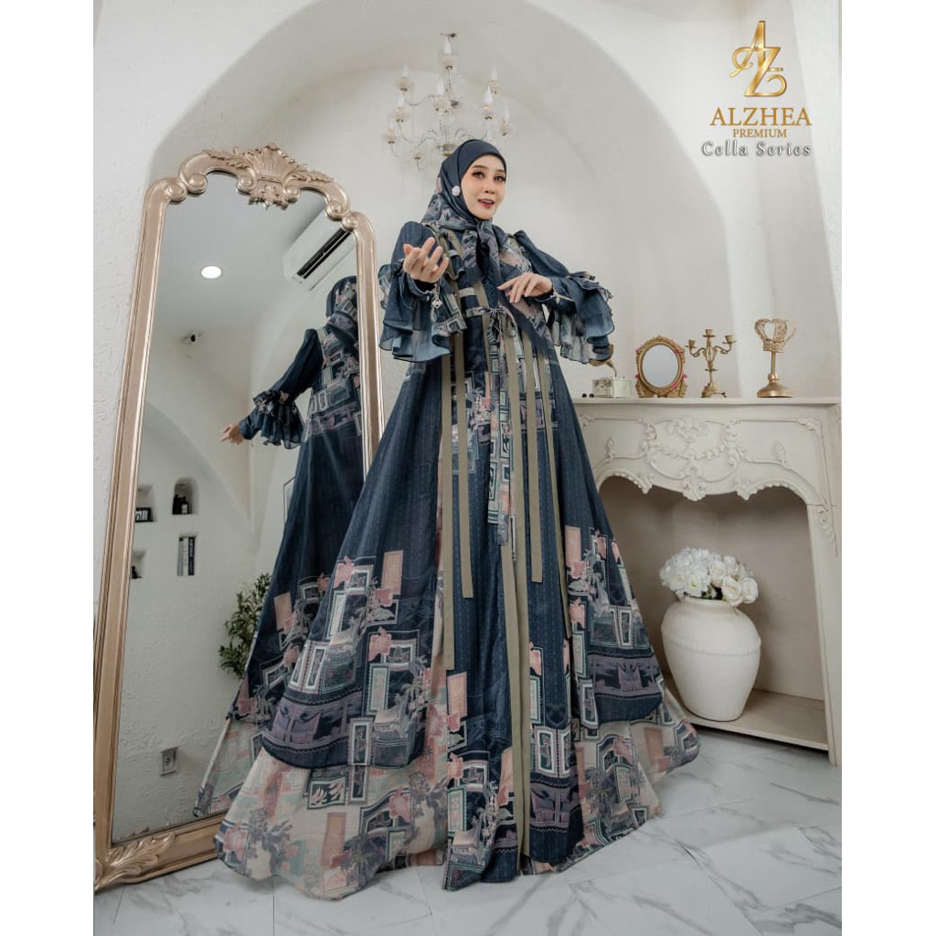 set cella cihan outer dress 3in1 alzhea premium / jeans snow pull bear