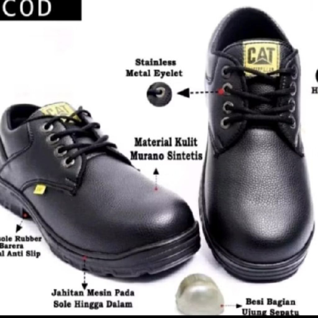 SEPATU SEFTY PUTIH,HITAM PENDEK, HITAM TINGGI TALI & TANPA TALI/SORONG