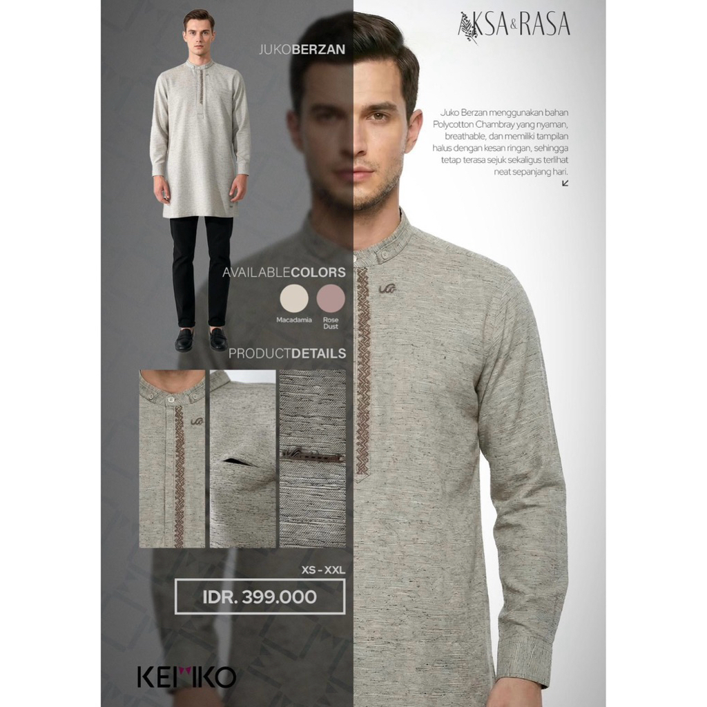 Rabbani - baju koko JUKO BERZAN MST