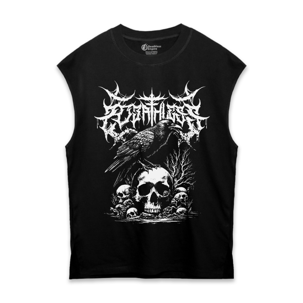 DEATHLESS KAOS SINGLET | SL THE CROW | TANKTOP | SINGLET SERIESDEATHLESS KAOS SINGLET | SL THE CROW 