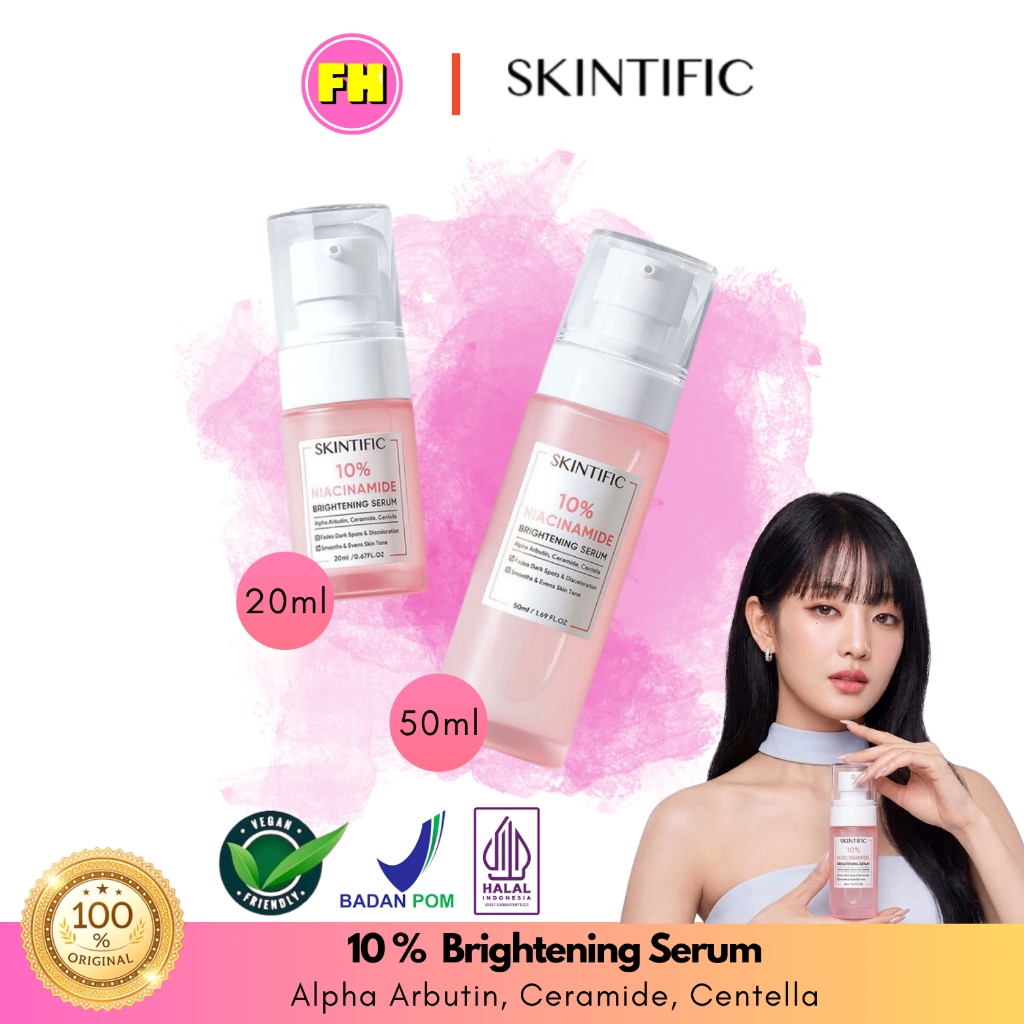Skintific 10% Niacinamide Brightening Serum 20ml | 50ml FH Beauty