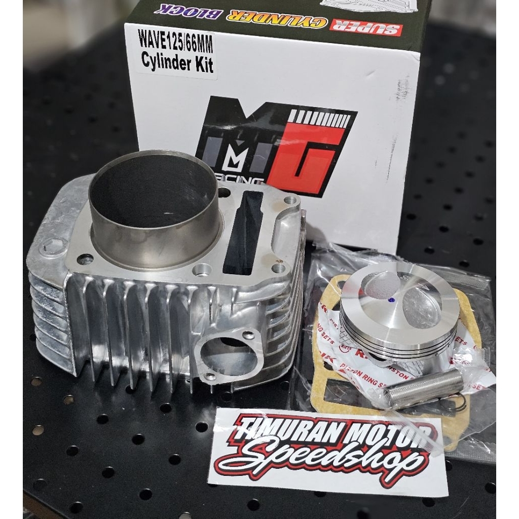CYLINDER BLOK MG RACING SUPRA 125 - KARISMA 66 MM