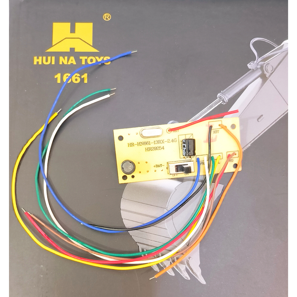 receiver board HUINA 1661 rc excavator 13 CH HR-HN661-13RX-2.4G HR29254