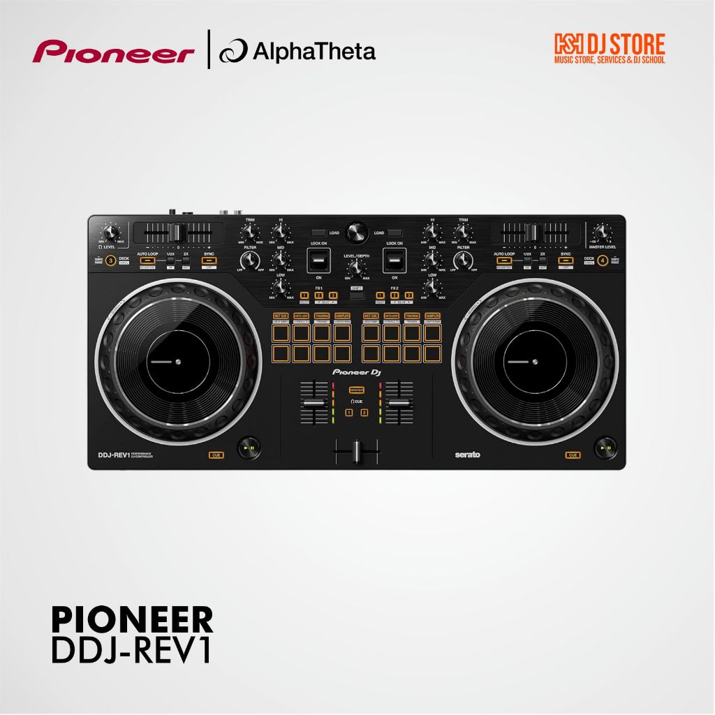 Pioneer DDJ-REV1 | DDJ REV1 | DJ CONTROLLER | PIONEER DJ by AlphaTheta