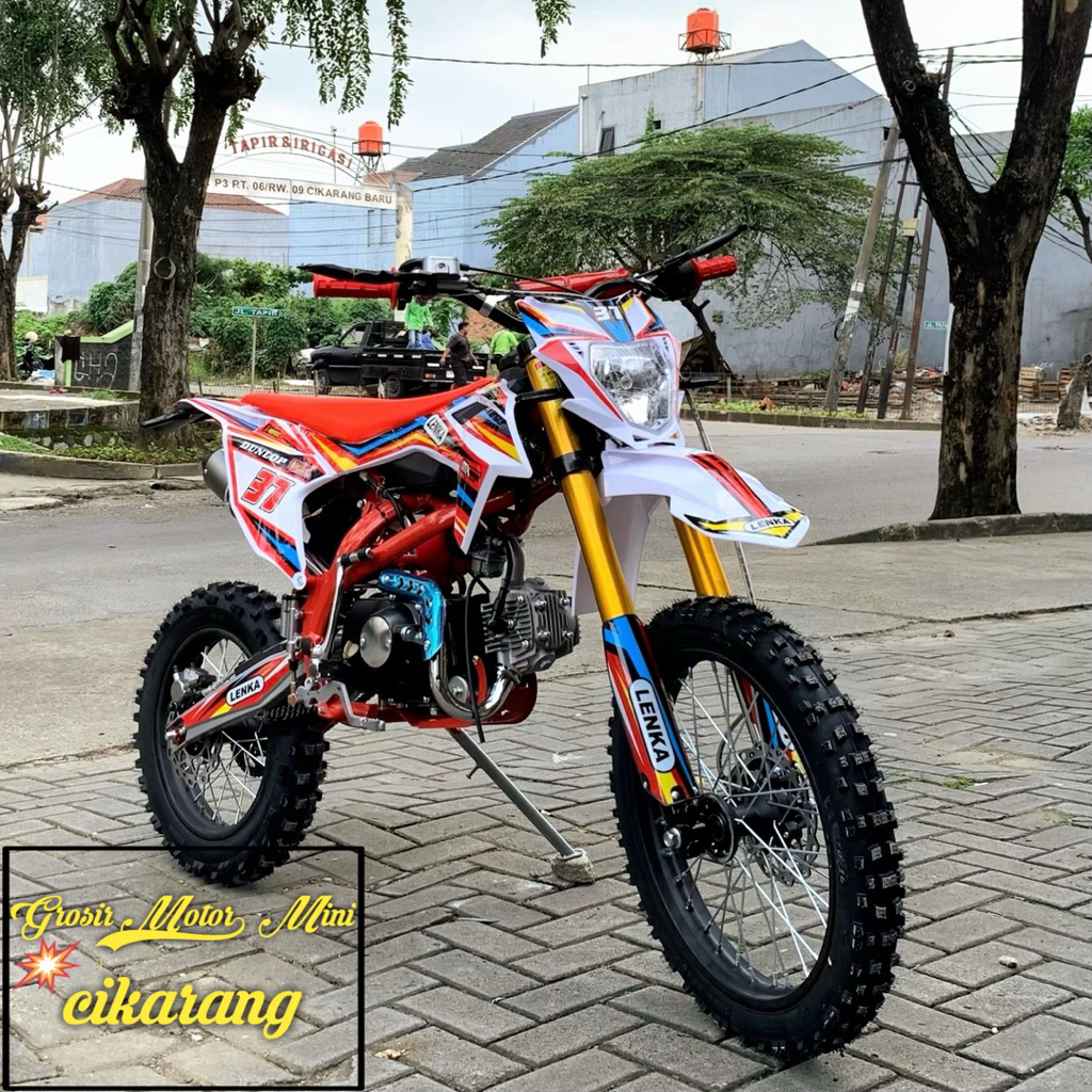 MOTOR MINI TRAIL 125CC LENKA 31L RING 17/14 MESIN 4TAK