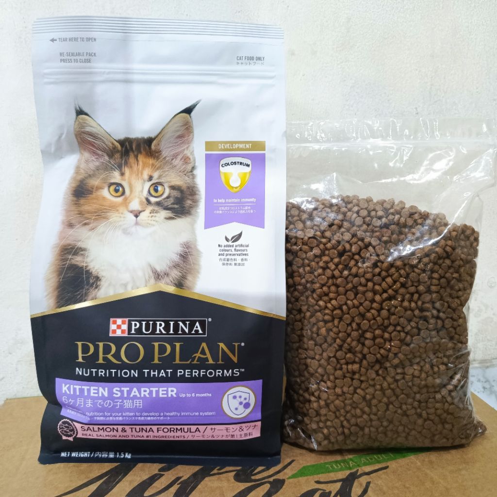 MAKANAN KUCING REPACK PROPLAN KITTEN STARTER 500GR - KITTEN STARTER 500GR