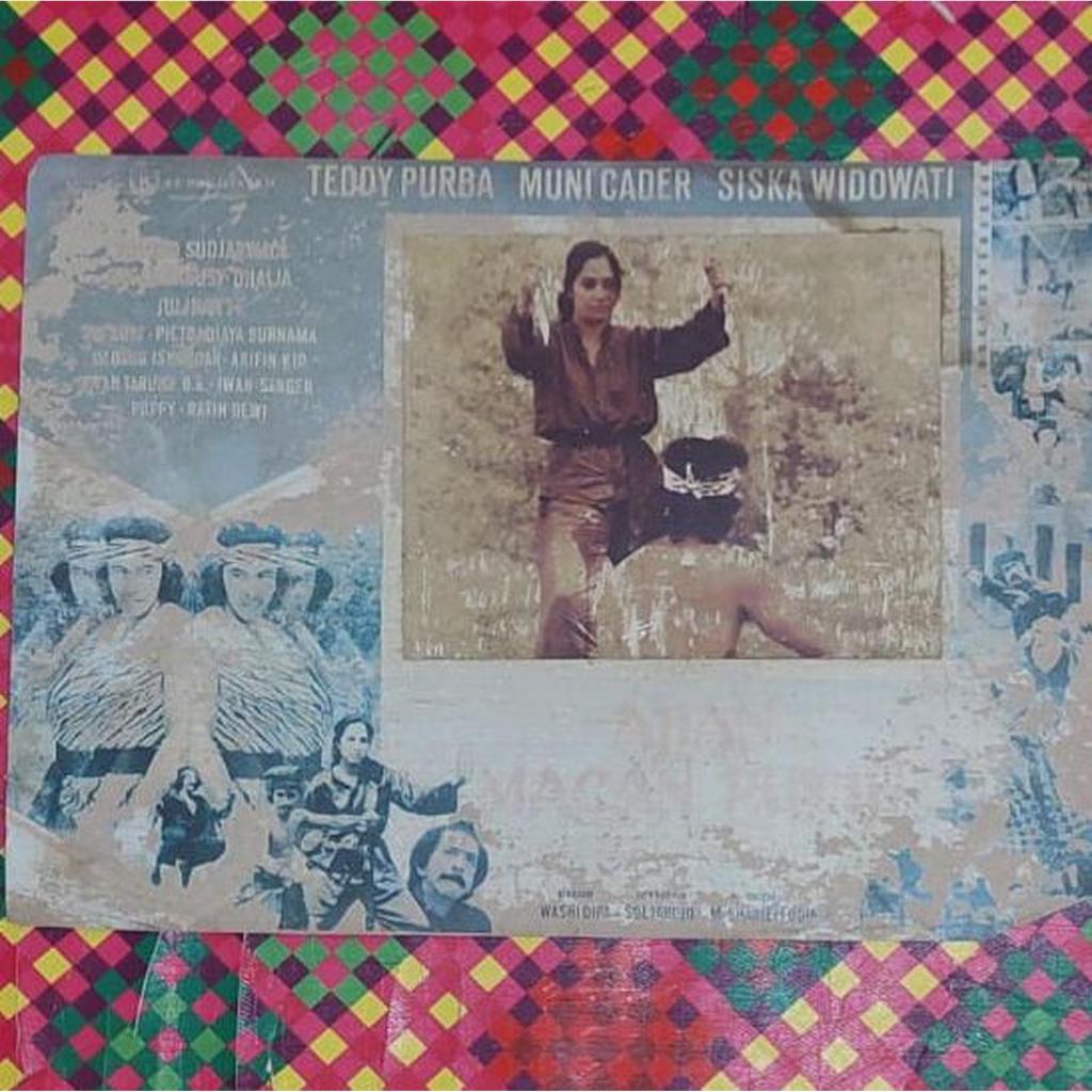 poster film lobby card ajian macan putih 1982