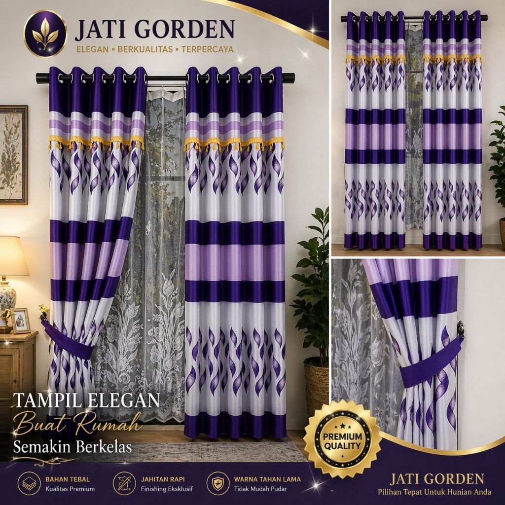 Gorden Pintu Dan Jendela Hordeng Pintu Kamar Gorden Blackout Motif Bunga Mawar Korden Kamar Mandi