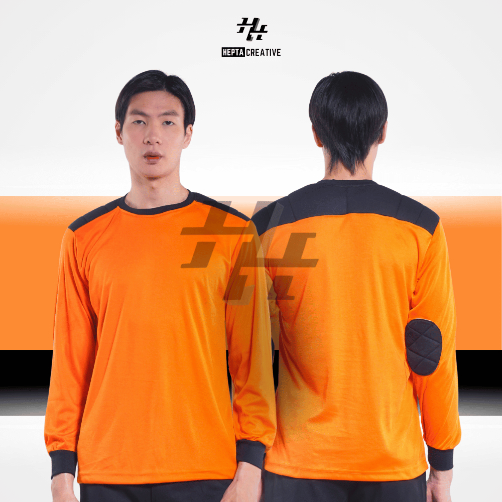 KAOS DECKER  TACTICAL LENGAN PANJANG POLOS OREN BAJU LAPANGAN OUTDOOR