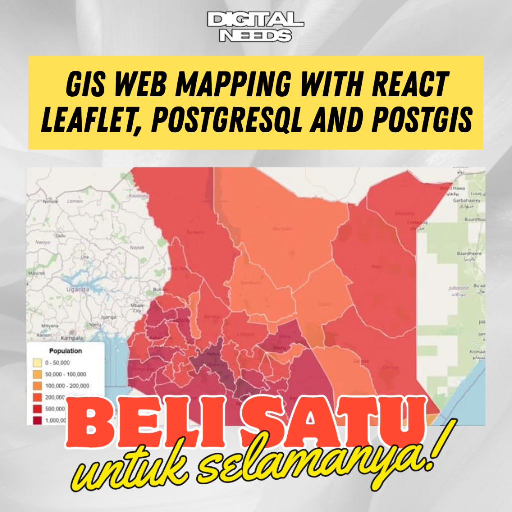[e-course] Belajar GIS Web Mapping with React, Leaflet, PostgreSQL, and PostGIS 2026