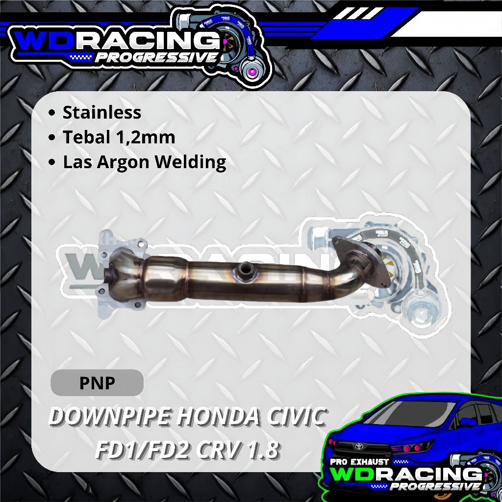 DOWNPIPE HONDA CIVIC FD1/FD2 CRV 1.8