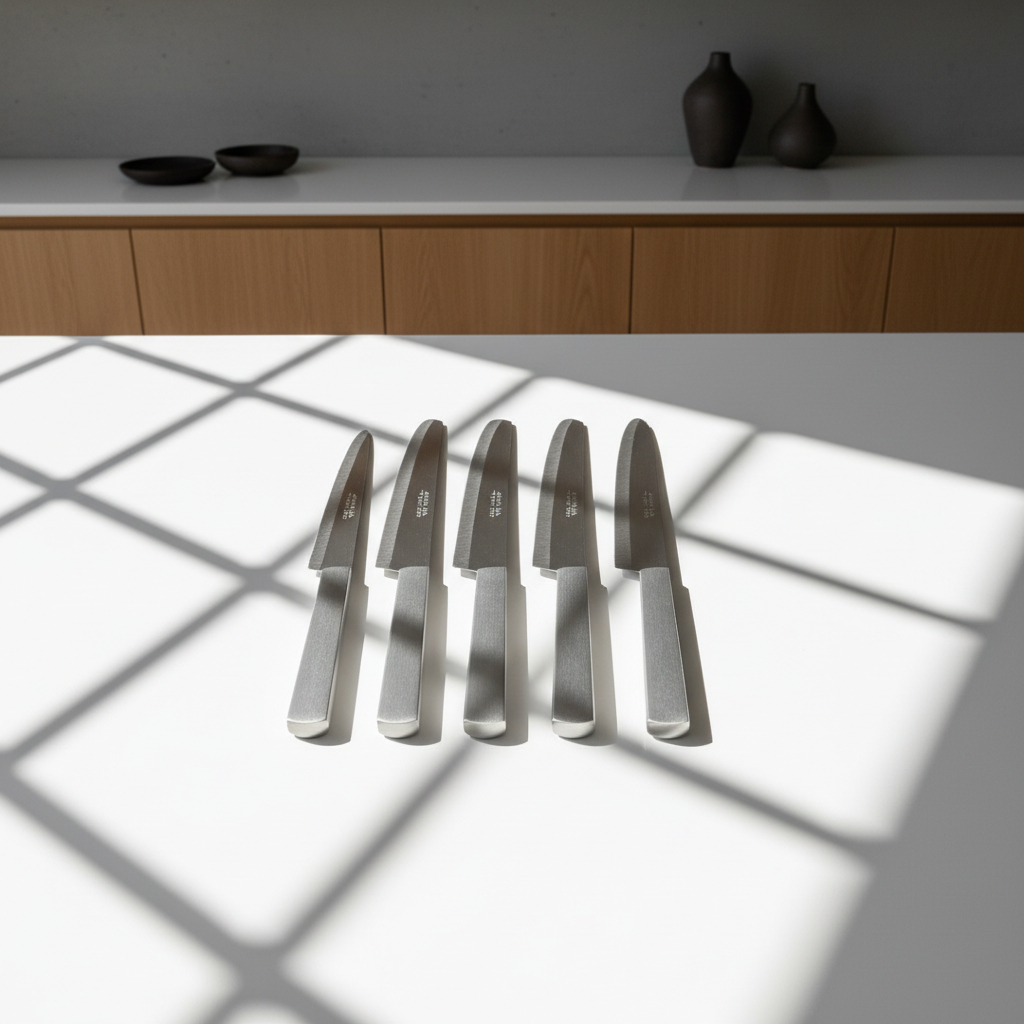 Set Pisau Dapur Stainless Steel 5 PCS 30 cm – Tajam, Kuat & Multifungsi