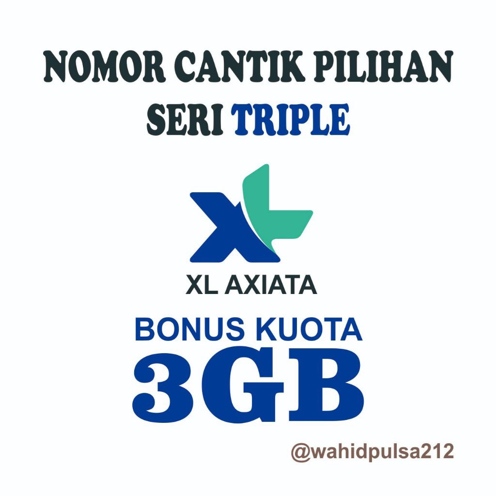 KARTU PERDANA XL NOMOR CANTIK MURAH TRIPLE 888
