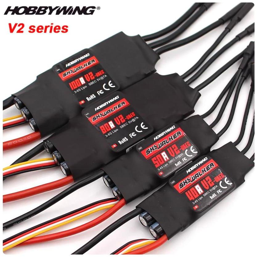Hobbywing 40A / 50A /60A Skywalker ESC V2 3-6S with BEC