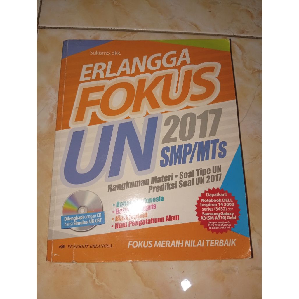 Preloved Buku UN SMP Erlangga
