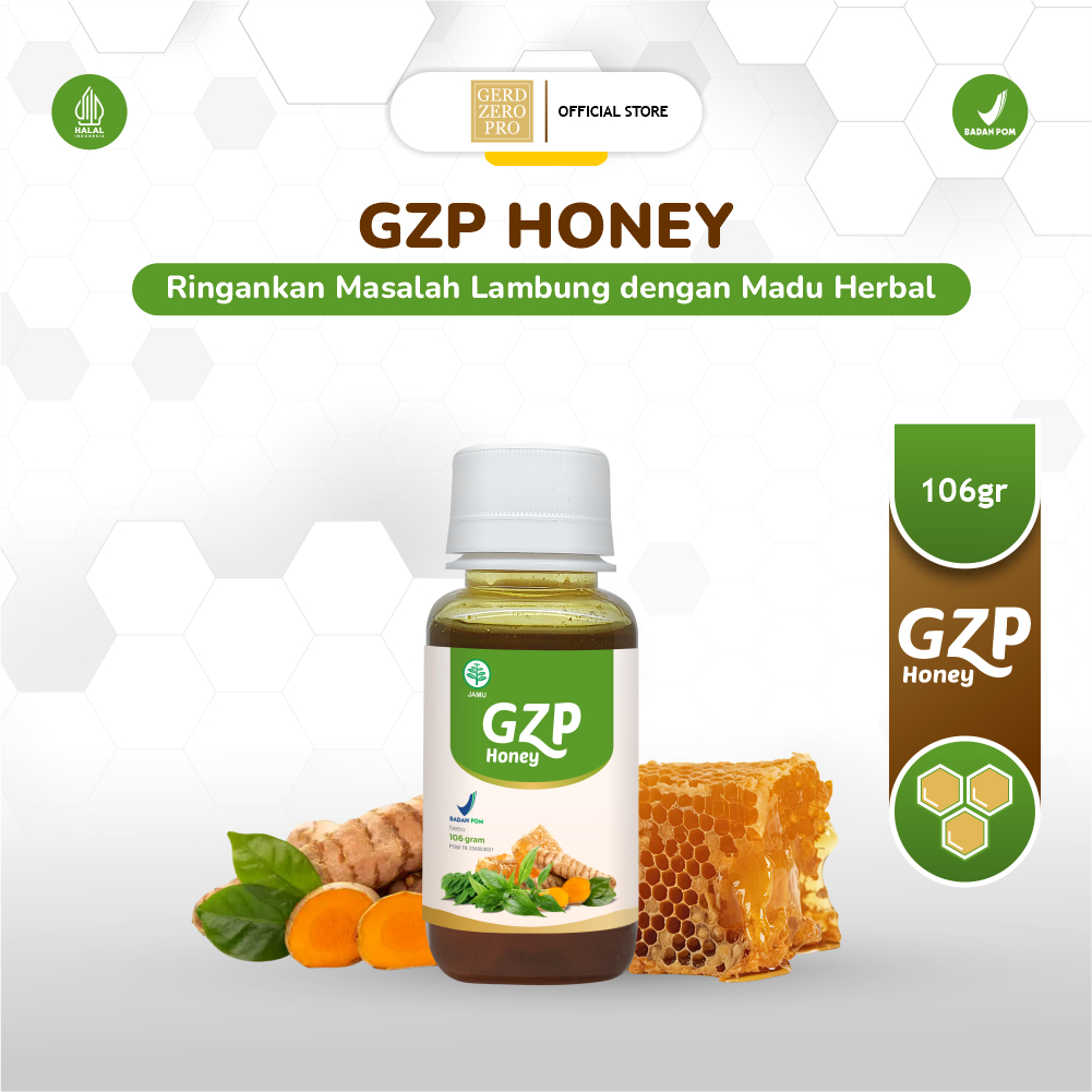 GERD ZERO PRO - GZP HONEY Madu Herbal 106 GRAM