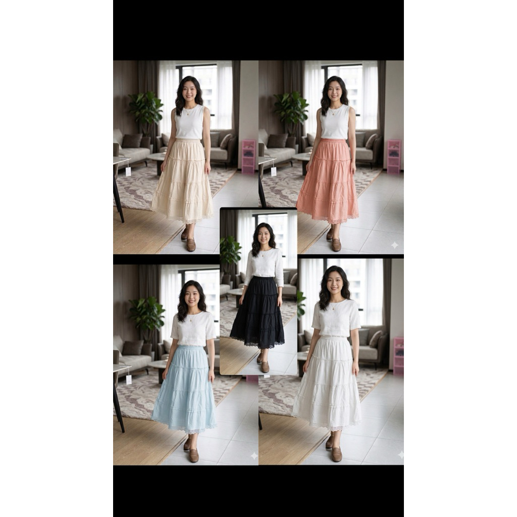 Rok katun 5175/JeshopFashion