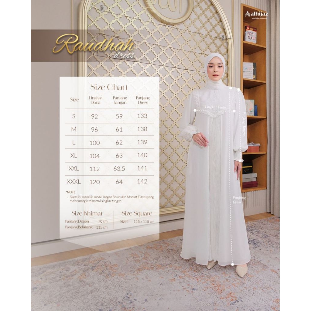 Raudhah by Alhijaz SET KHIMAR