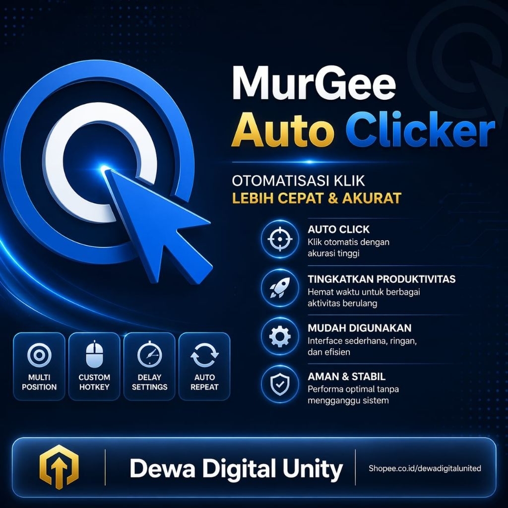 MurGee Auto Clicker Pro - Aplikasi Otomatis Klik Mouse Di Windows - Mouse Auto Kliker