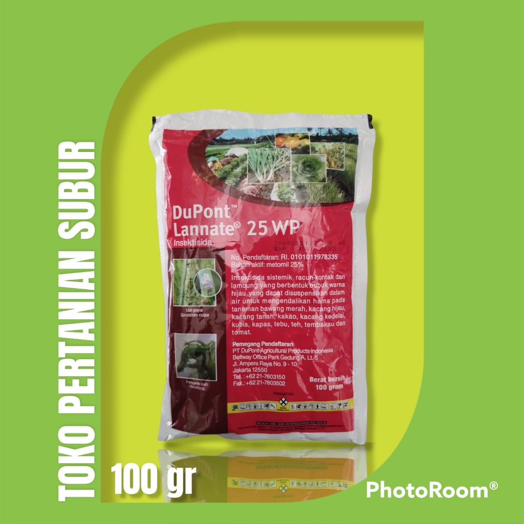 INSEKTISIDA LANNATE DUPONT LANNATE 25 WP - 100 GRAM