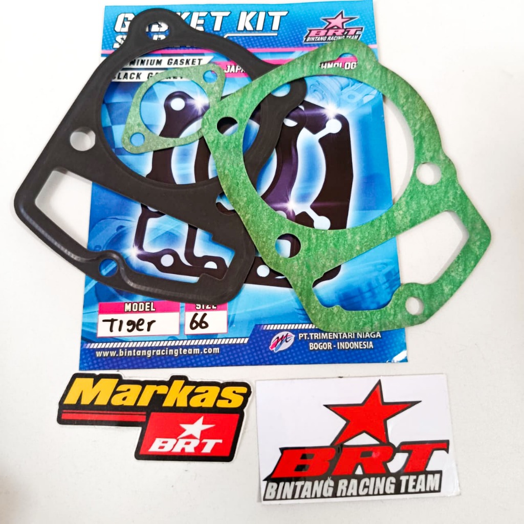 GASKET KIT SUPER PAKING BLOK & HEAD BRT TIGER 66 MM