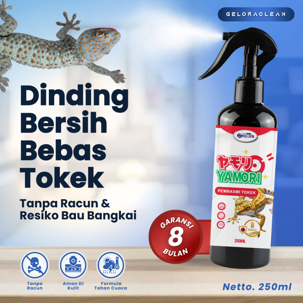 Pembasmi tokek SHUJIN YAMORI Spray Pengusir Tokek Ampuh Efektif Usir Tokek Solusi Tokek Minggat ASLI