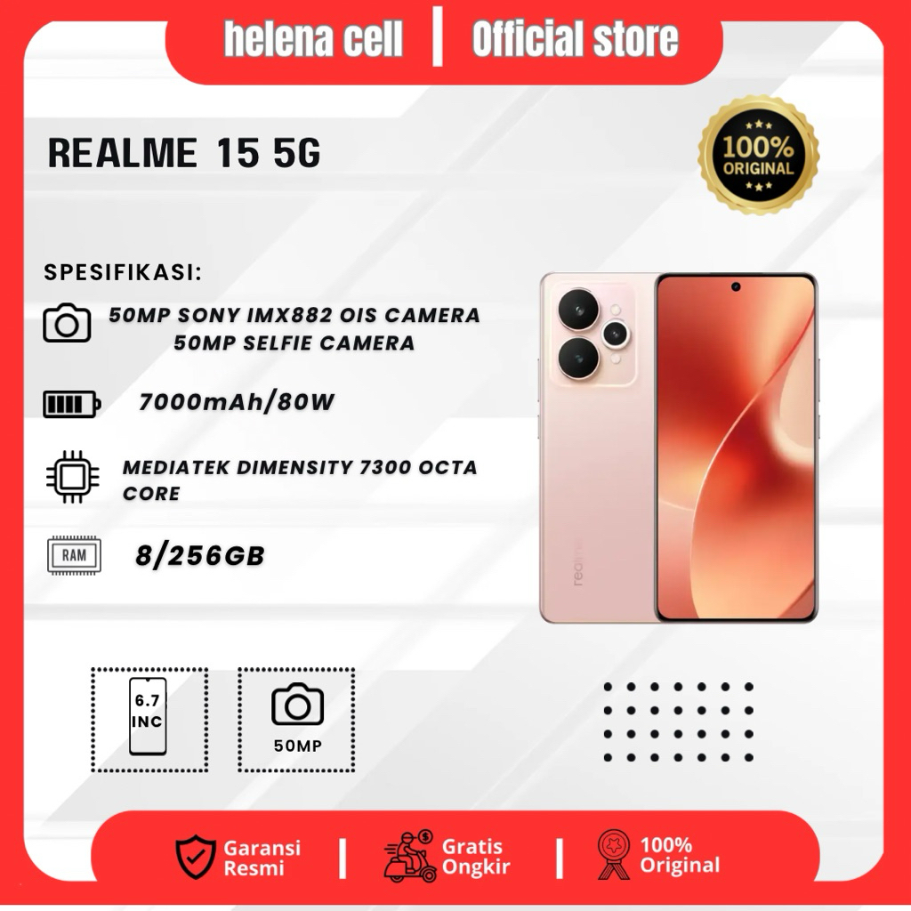 Realme 15 5G Ram 8/256GB