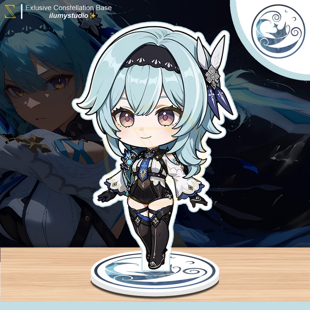 Genshin Impact Eula Figure Standee akrilik - Exlusive Constellation Base ilumystudio