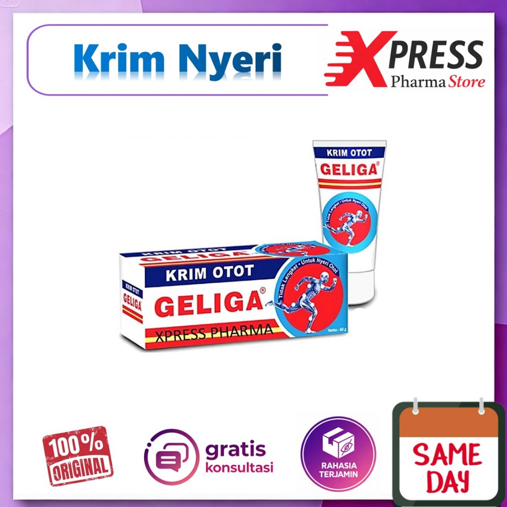 XPRESS ! Geliga Krim Otot Salep Cream Balsem Cream