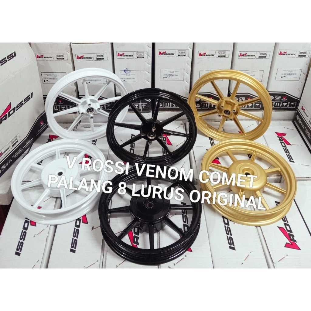 VELG/PELAK RACING V ROSSI VENOM COMET PALANG 8 LURUS PNP BEAT KARBU BEAT FI SCOOPY KARBU SCOOPY FI V