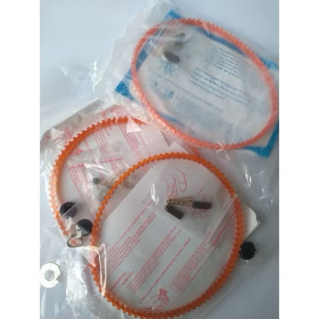 Fanbel Vanbelt Spare Part Mesin Jahit Mini / Timing Belt / Arang Dinamo Mesin Jahit