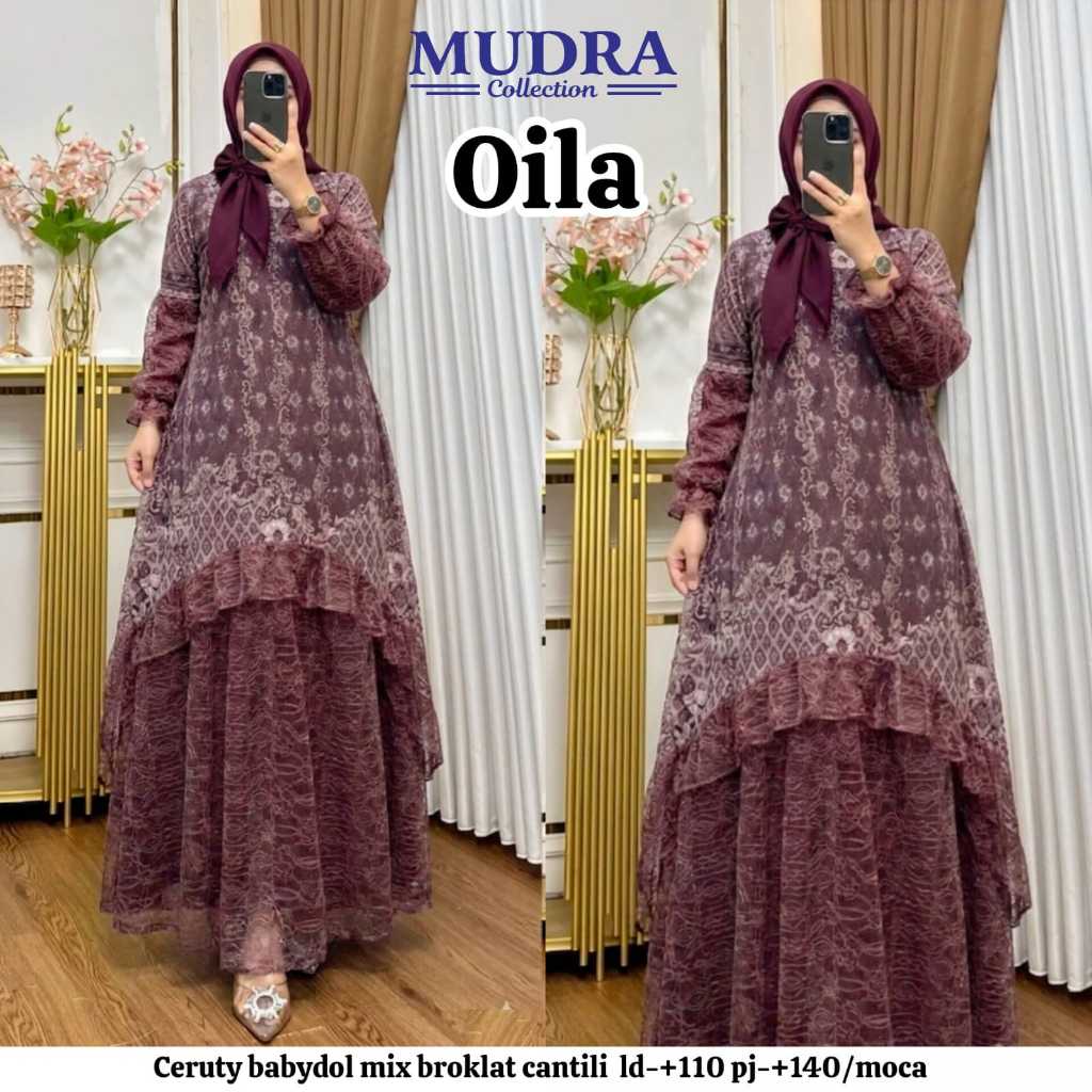 Gamis Mudra Collection / Gamis Terbaru / Gamis Wanita / Gamis Premium / Ramaya Premium / Fareza / El
