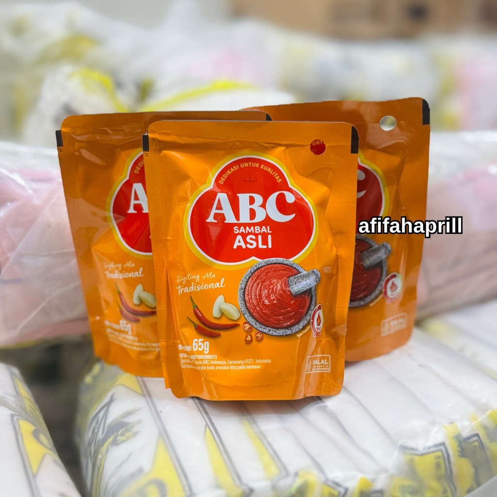 ABC Saos Sambal Asli Pouch 65gr