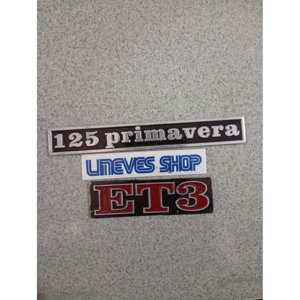 Emblem Belakang Vespa 125 Primavera ET3