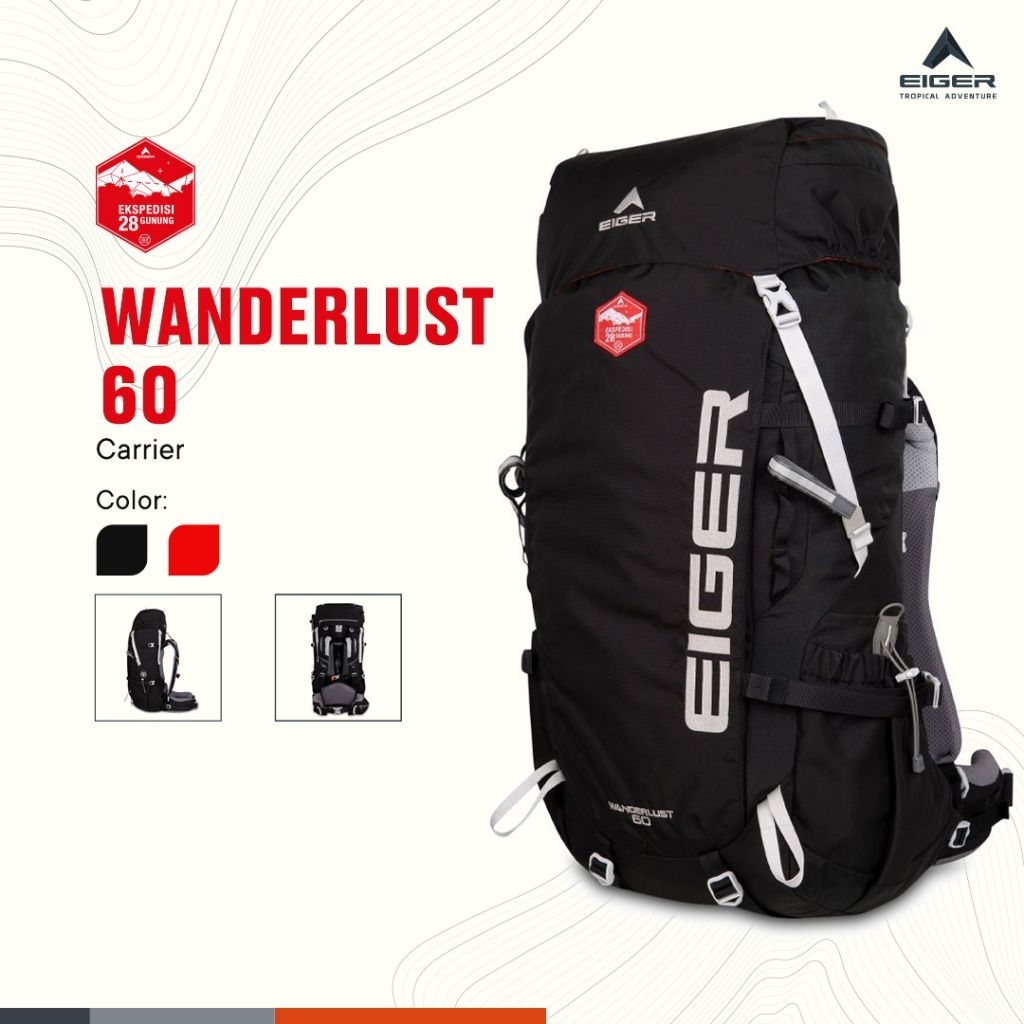 Carrier EIGER WANDERLUST 60 L