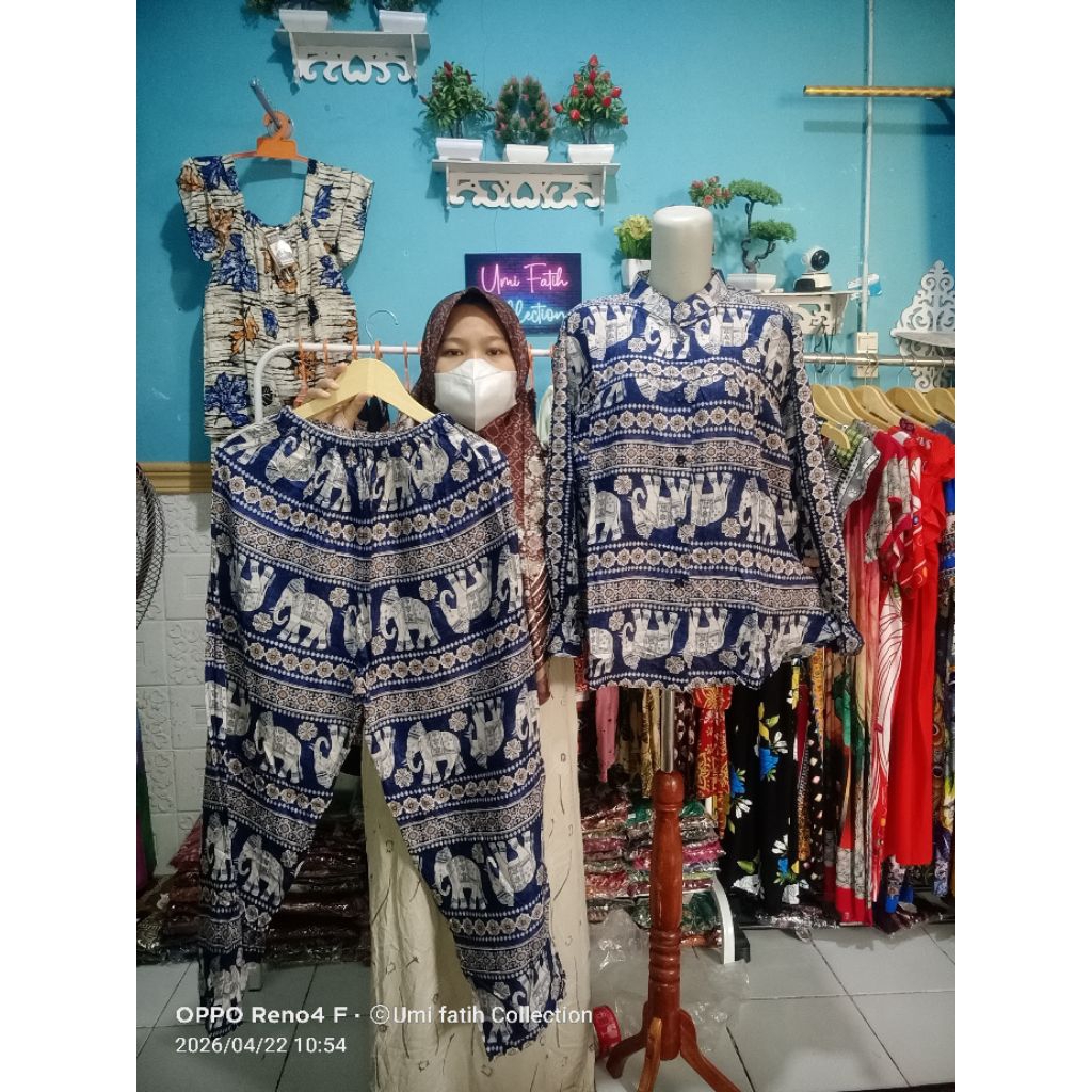 Setelan Pp kemeja gajah