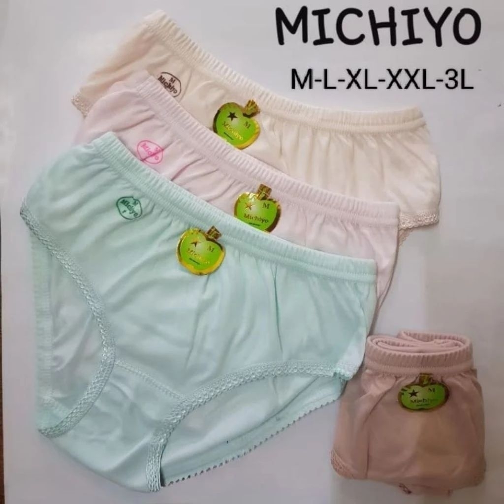 [ 6pcs ] Celana Dalam Wanita Michiyo / CD Wanita Michiyo