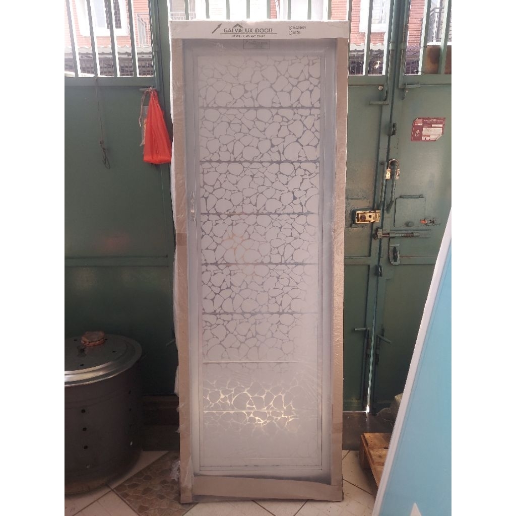 PROMO !!! PINTU KAMAR MANDI PADUAN GALVALUM DAN PVC PLAFON "GALVALUX DOOR". CAKEP TAHAN AiR KiIRIM C