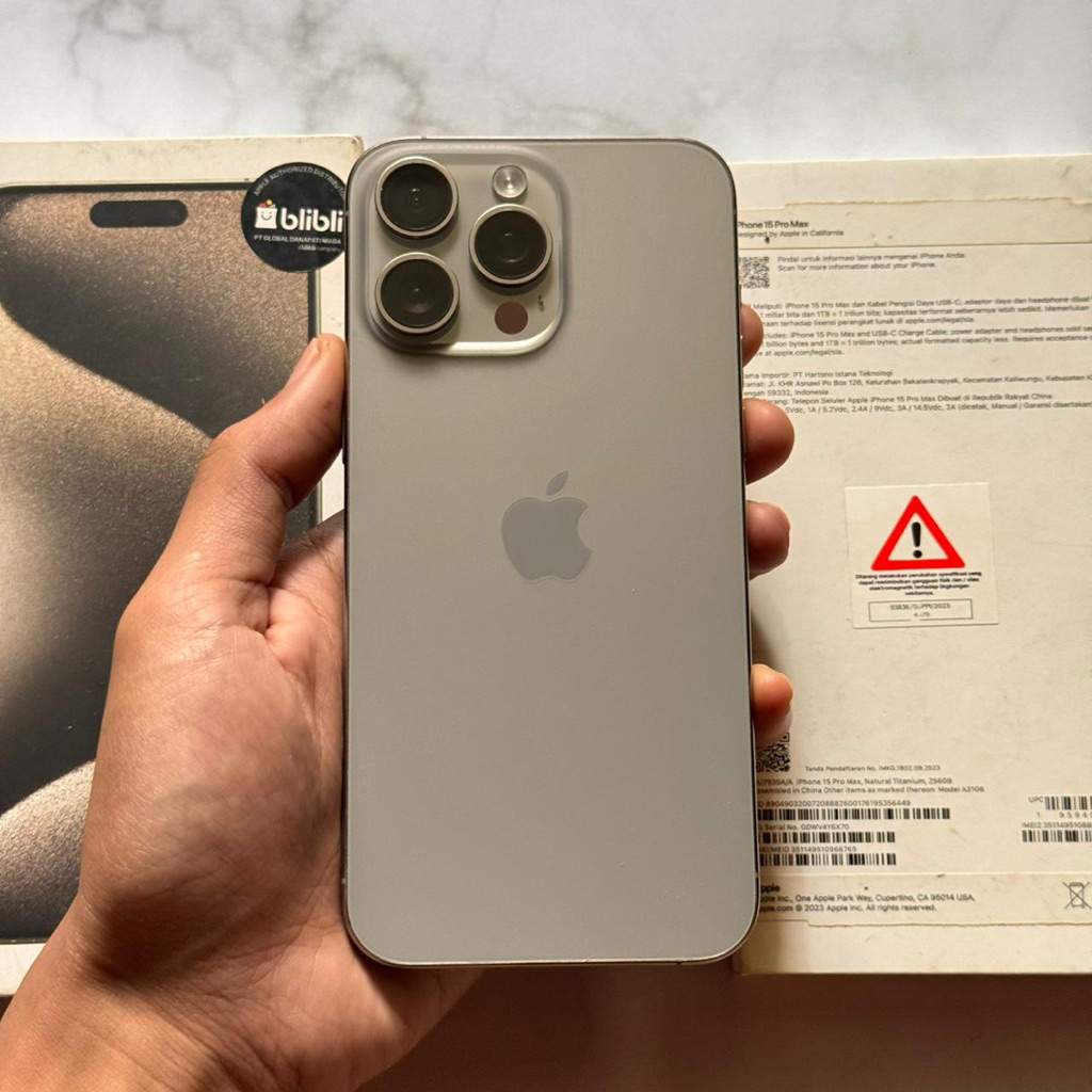 iphone 15promax 256gb second ibox