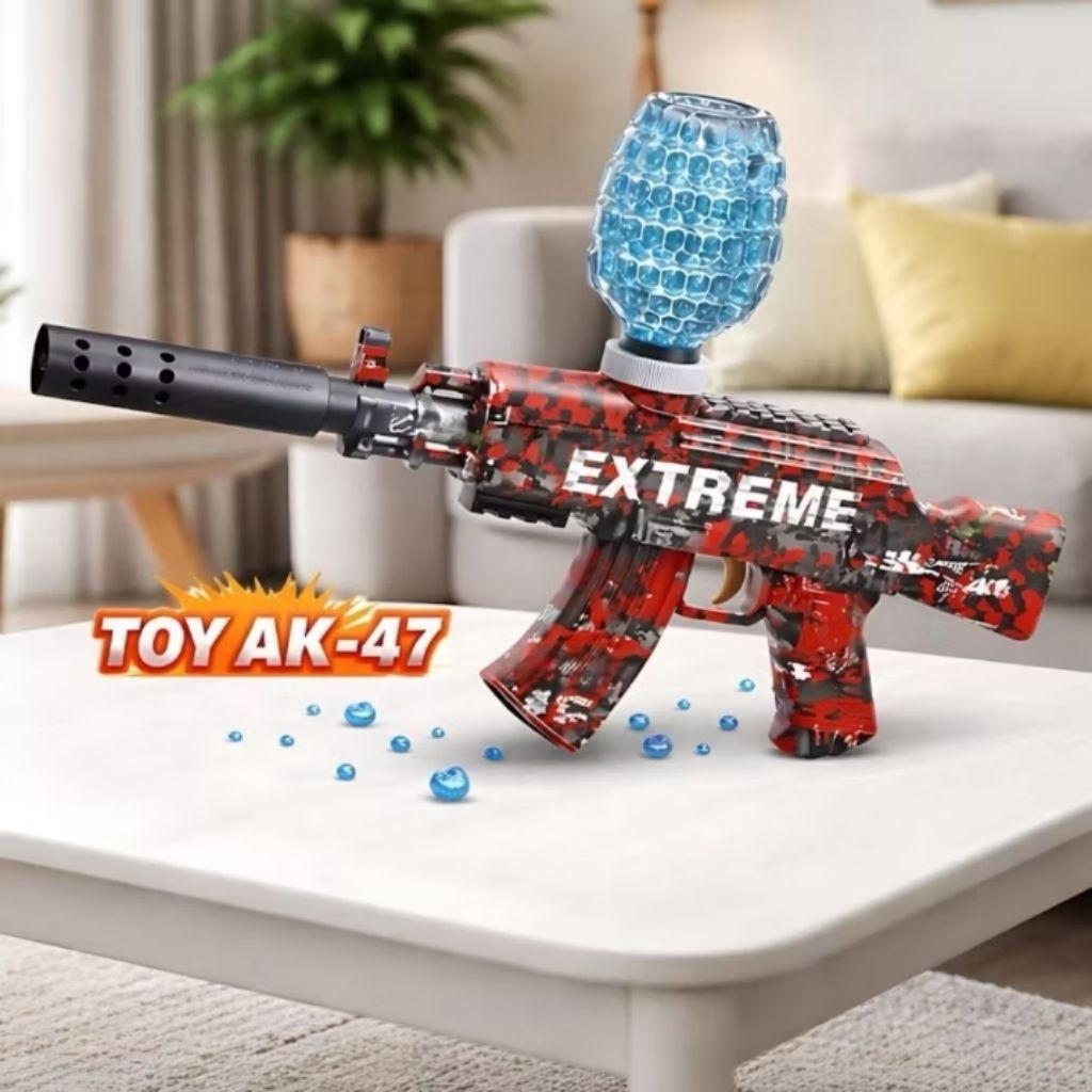 Mainan Anak Tembakan EXTREME AK-47 Water Gel