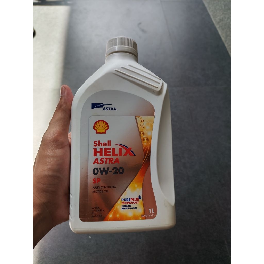 Oli Shell Helix Astra 0W-20 Full Synthetic SP