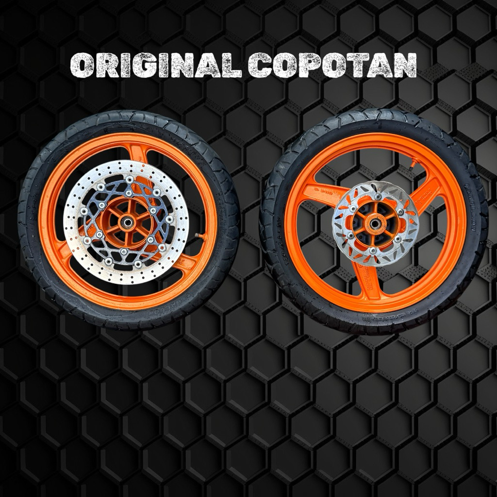 Copotan Pelek Original Ninja Rr Old Set Ban Dan piringan ( Tinggal Pasang )