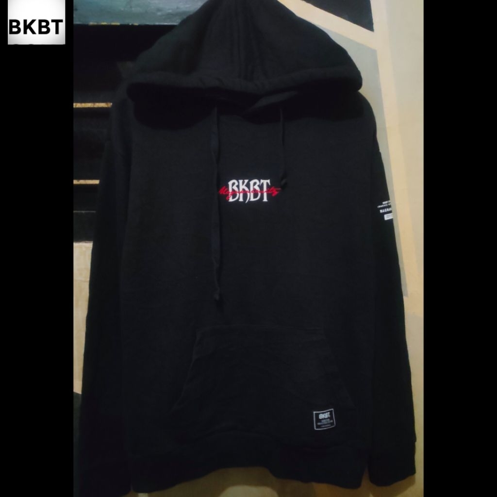 HOODIE HITAM BKBT BACKPRINT